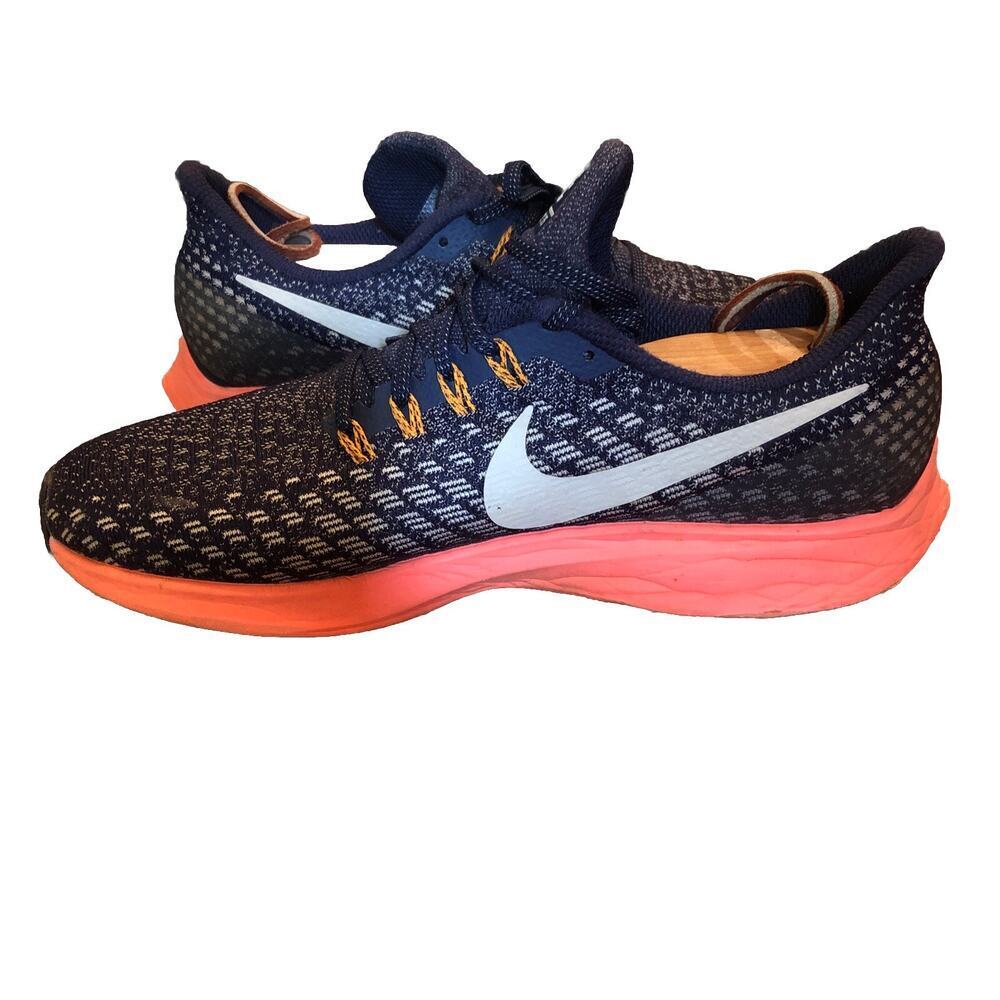 Nike Women Shoe Air Zoom Pegasus 35 Size 9.5M Blue Athletic Sneaker Workout - Picture 7 of 12